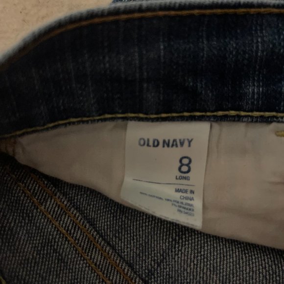 Old Navy The Diva Women s Skinny Jeans Size 8 Long Blue Denim - Picture 3 of 4